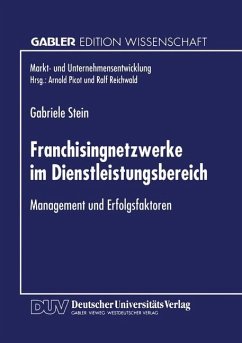 Franchisingnetzwerke im Dienstleistungsbereich - Stein, Gabriele