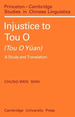 Injustice to Tou O (Tou O y An) - Chung-Wen, Shih; Shih, Chung-Wen