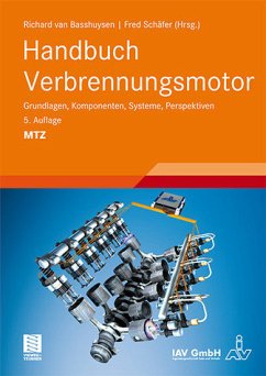 Cover Handbuch Verbrennungsmotor: Grundlagen, Komponenten, Systeme, Perspektiven (ATZ/MTZ-Fachbuch)