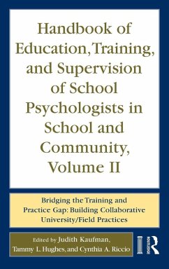 Cover Handbook of Education, Training, and Supervision of School Psychologists in School and Community, Volume II
