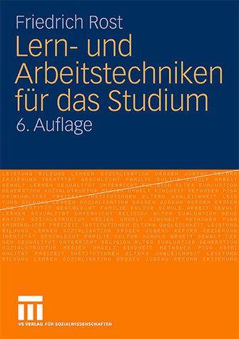 Lern- und Arbeitstechniken für das Studium Lern- und Arbeitstechniken für das Studium