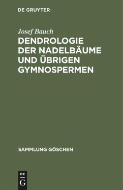 Dendrologie der Nadelbäume und übrigen Gymnospermen - Bauch, Josef