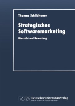 Strategisches Softwaremarketing - Schildhauer, Thomas