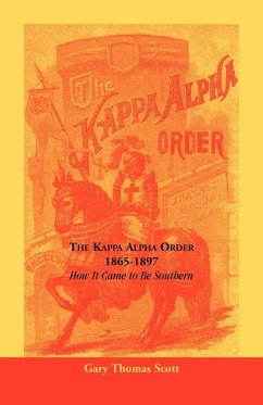Cover The Kappa Alpha Order, 1865-1897