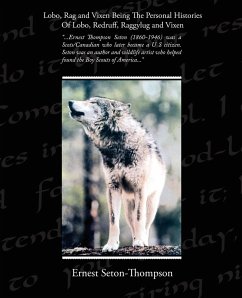 Lobo, Rag and Vixen Being The Personal Histories Of Lobo, Redruff, Raggylug and Vixen - Seton-Thompson, Ernest