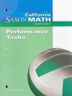 Saxon Math 6: Performance Tasks