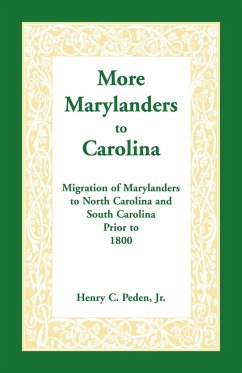 More Marylanders to Carolina - Peden Jr, Henry C.