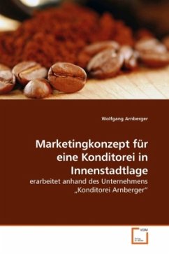 Cover Marketingkonzept für eine Konditorei in Innenstadtlage