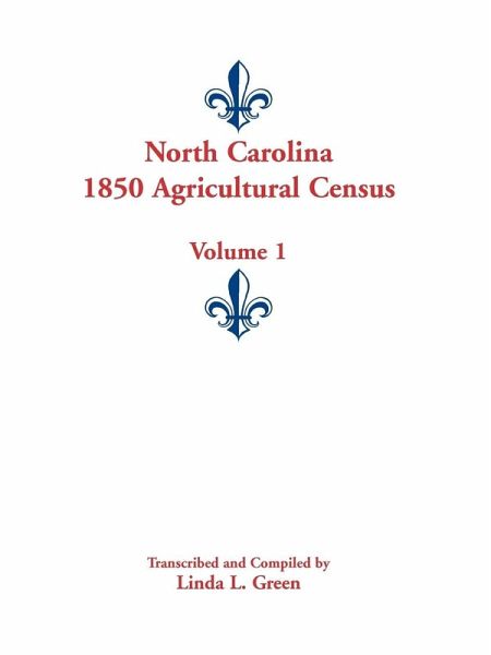 North Carolina 1850 Agricultural Census North Carolina 1850 Agricultural Census