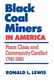 Black Coal Miners in America: Race, Class, and Community Conflict, 1780-1980