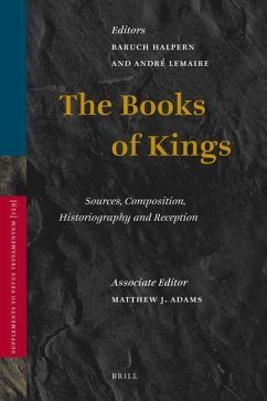 The Books of Kings - Lemaire, André / Adams, Samuel / Halpern, Baruch (Hrsg.)