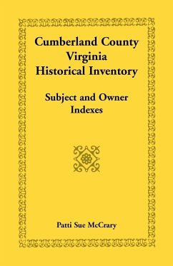 Cumberland County, Virginia Historical Inventory, Subject and Owner Indexes - McCrary, Patti Sue