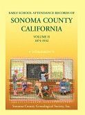 Early School Attendance Records of Sonoma County, California