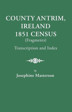 County Antrim, Ireland, 1851 Census (Fragments), Transcription and Index - Masterson, Josephine