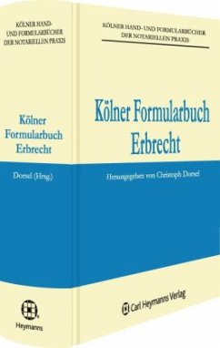 Kölner Formularbuch Erbrecht