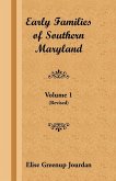 Early Families of Southern Maryland