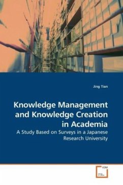 Cover Knowledge Management and Knowledge Creation in Academia