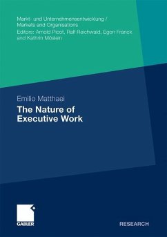 The Nature of Executive Work - Matthaei, Emilio E.