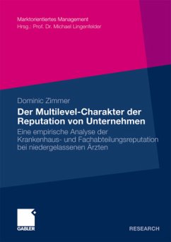 Der Multilevel-Charakter der Reputation von Unternehmen - Zimmer, Dominic