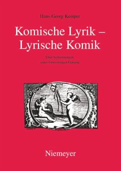 Komische Lyrik ¿ Lyrische Komik - Kemper, Hans-Georg