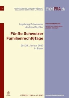 Fünfte Schweizer Familienrecht§Tage