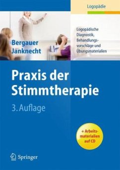 Praxis der Stimmtherapie, m. CD-ROM - Bergauer, Ute G.;Janknecht, Susanne