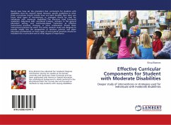 Effective Curricular Components for Student with Moderate Disabilities - Ekstrom, Erica