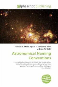 Astronomical Naming Conventions