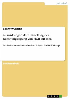 Auswirkungen der Umstellung der Rechnungslegung von HGB auf IFRS - Wünsche, Conny