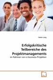 Erfolgskritische Teilbereiche des Projektmanagements