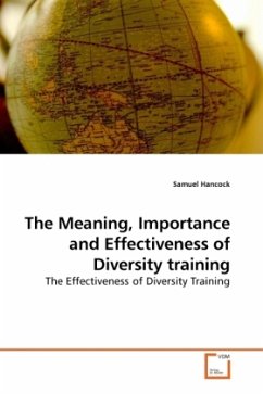 The Meaning, Importance and Effectiveness of Diversity training - Hancock, Samuel