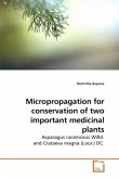 Micropropagation for conservation of two important medicinal plants