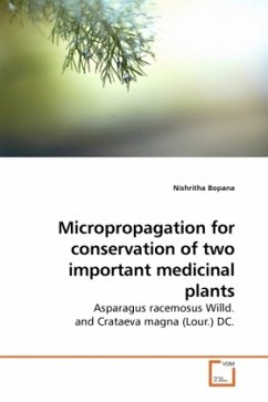 Micropropagation for conservation of two important medicinal plants - Bopana, Nishritha