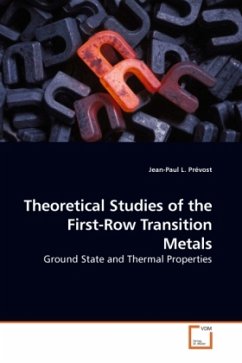 Theoretical Studies of the First-Row Transition Metals - Prévost, Jean-Paul L.