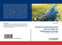 Socialist Communitarianism and its Values for Contemporary Society