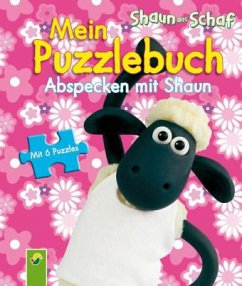 Cover Shaun das Schaf Mein Puzzlebuch, Abspecken mit Shaun