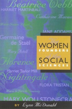 The Women Founders of the Social Sciences: Volume 5 - Mcdonald, Lynn