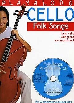 Cover Playalong Cello (+CD) Folk Songs for easy cello and piano