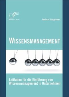 Wissensmanagement: Leitfaden für die Einführung von Wissensmanagement in Unternehmen - Langenhan, Andreas