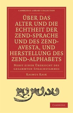 Cover Uber das Alter und die Echtheit der Zendsprache und des Zend-Avesta, und Herstellung des Zend-alphab