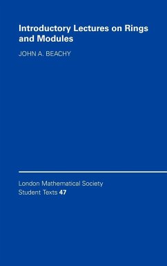 Introductory Lectures on Rings and Modules - Beachy, John A.; Beachy, J.