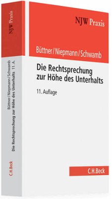 Die Rechtsprechung zur Höhe des Unterhalts - Kalthoener, Elmar, Helmut Büttner und Birgit Niepmann