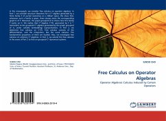 Free Calculus on Operator Algebras - CHO, ILWOO