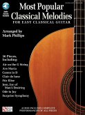 Most Popular Classical Melodies for Easy Classical Guitar Book/Online Audio