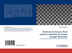 Removal of mercury from aqueous solutions by carbon aerogel electrodes