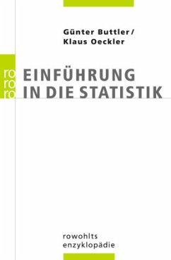 Einführung in die Statistik - Oeckler, Klaus;Buttler, Günter