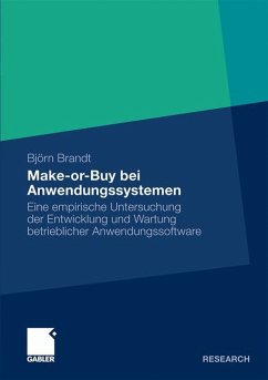 Make-or-Buy bei Anwendungssystemen - Brandt, Björn
