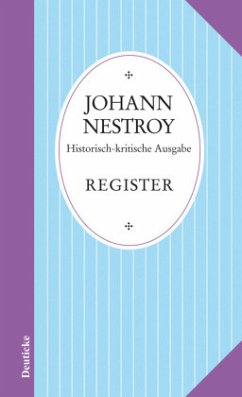 Cover Register / Sämtliche Werke, Historisch-kritische Ausgabe Bd.40/2