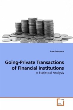 Going-Private Transactions of Financial Institutions - Dempere, Juan