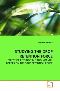 STUDYING THE DROP RETENTION FORCE - Bahadur, Prashant